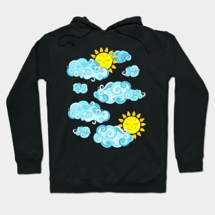 Fairytale Weather Forecast Print Hoodie